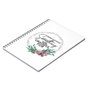 Caderno Espiral Vibes de Gratidão