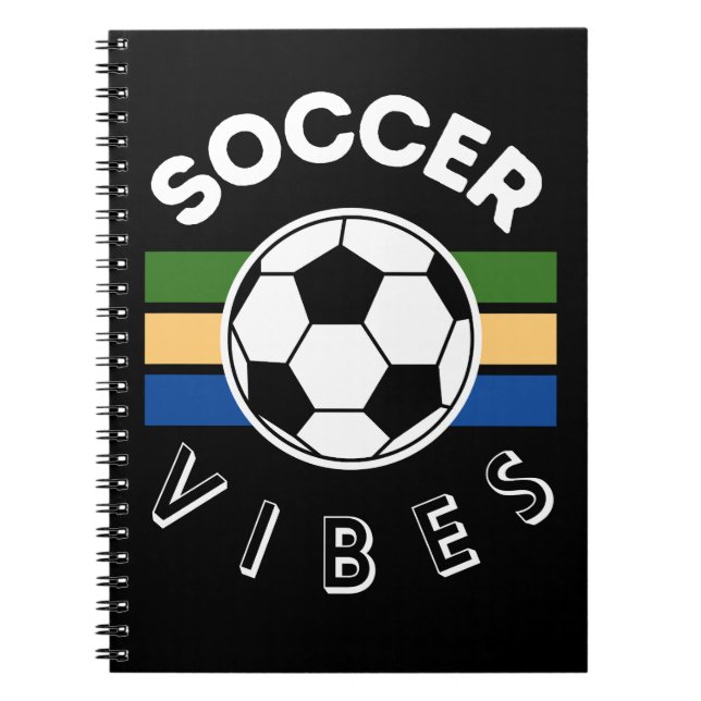 Caderno Espiral Víblias de futebol (Frente)