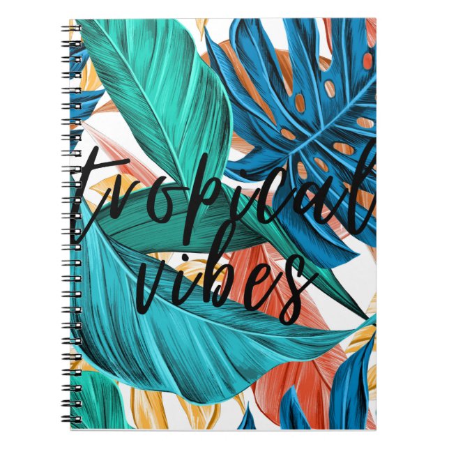 Caderno Espiral Víblias Tropicais (Frente)