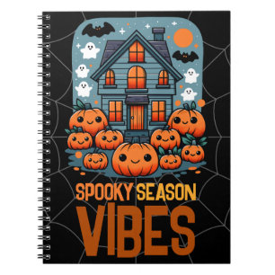 Caderno Espiral Vibrações da Temporada Assustadora