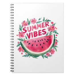 Caderno Espiral Vibrações de Verão