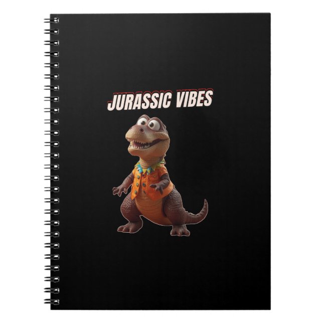 Caderno Espiral Vibrações Jurássicas (Frente)