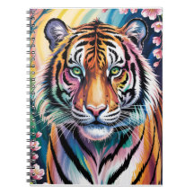 Vibrant Fantasy Tiger Portrait | Exótico