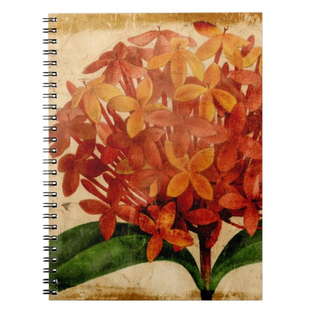 Caderno Espiral Vibrant Floral III (Frente)