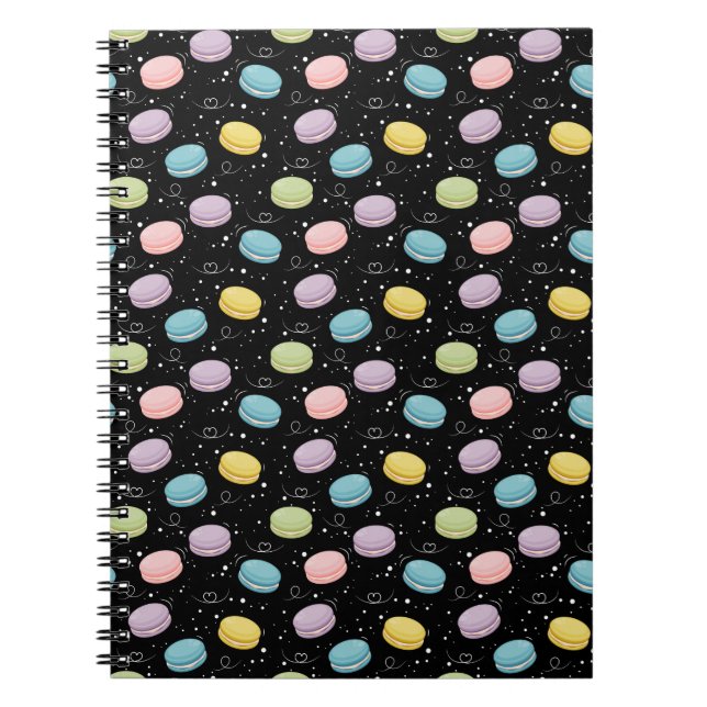 Caderno Espiral Vibrant Macarons Delight (Frente)
