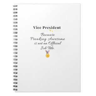 Caderno Espiral Vice-Presidente