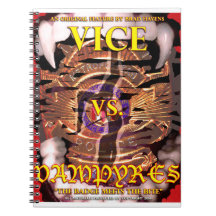 Vice vs. Poster de Vampiros em um Local