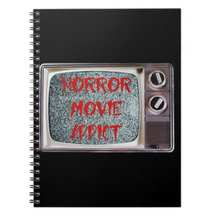 Caderno Espiral Viciado em Filme Horror
