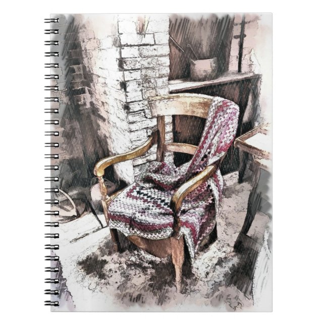 CADERNO ESPIRAL VICTORIANA FIRESIDE CHAIR (Frente)