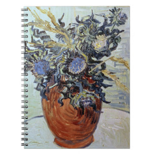 Caderno Espiral Vida com cardos, 1890 de Vincent van Gogh ainda
