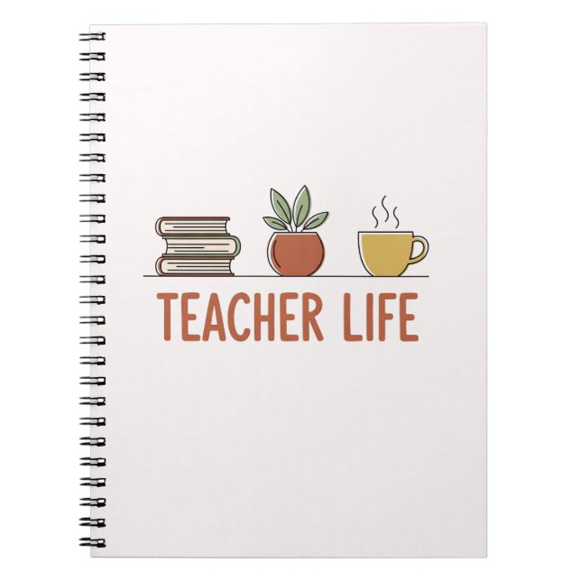 Caderno Espiral Vida de Professor (Frente)