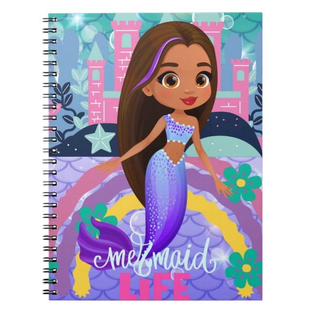 Caderno Espiral Vida de Sereia (Frente)