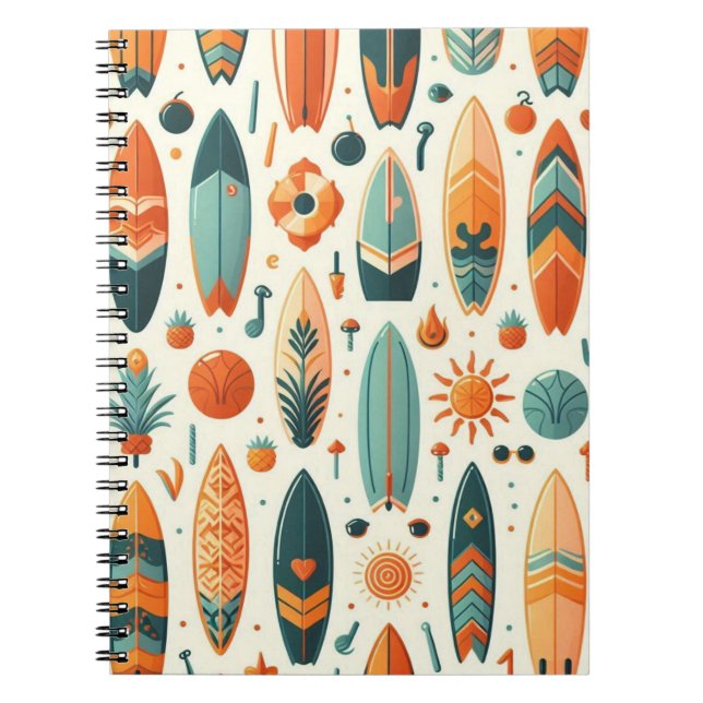 Caderno Espiral Vida de Surf (Frente)