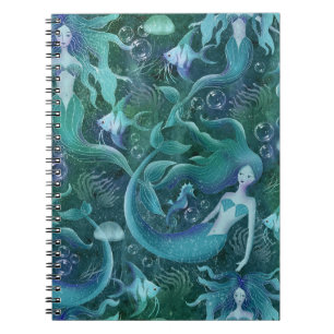 Caderno Espiral Vida no oceano