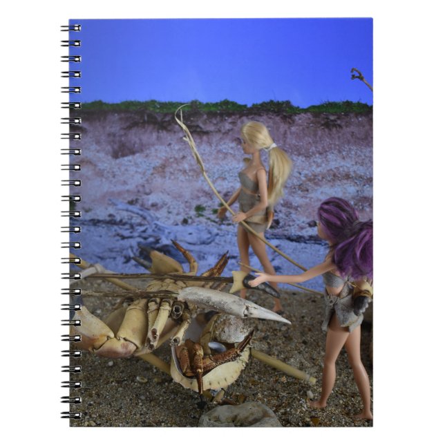 Caderno Espiral Vida Pré-Histórica. (Frente)