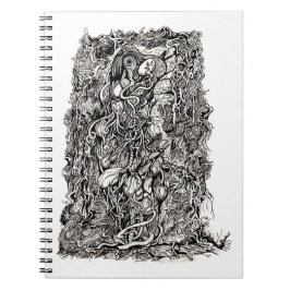 Caderno Espiral Vida sem pele por Brian Benson