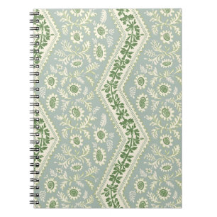 Caderno Espiral Videira Verde e Listra de Margarida, Escala Fina