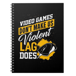 Caderno Espiral videos games Não Fazem O Gamer Lag