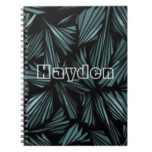 Caderno Espiral Vidro legal quebrado com Abstrato personalizado