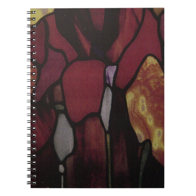 CADERNO ESPIRAL VIDRO MANCHADO (Frente)