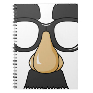 Caderno Espiral vidros engraçados da comédia