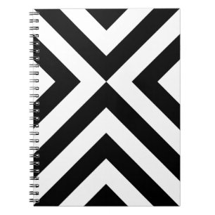 Caderno Espiral Vigas preto e branco