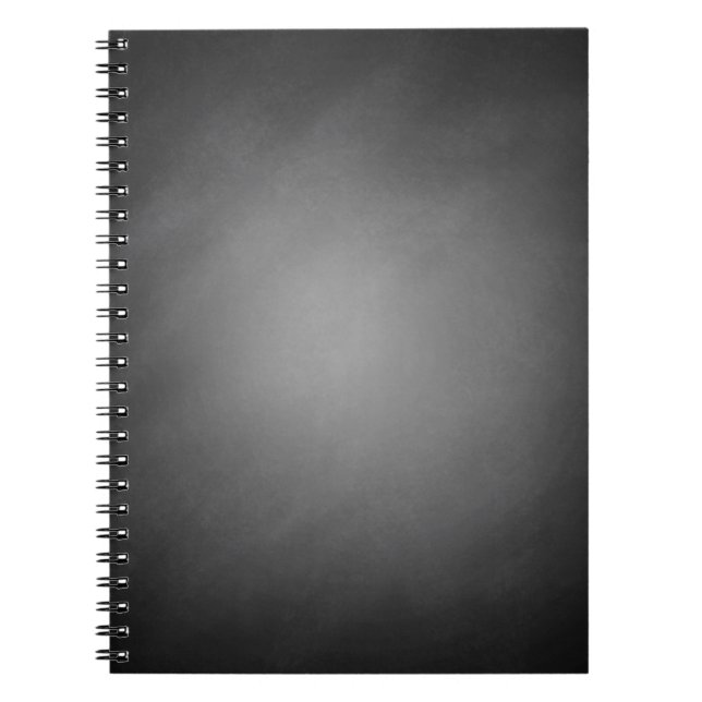 Caderno Espiral Vigneta de Quadro Negro Moderno (Frente)