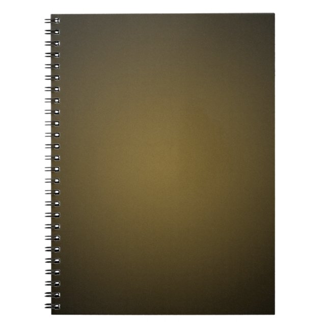 Caderno Espiral Vignete Granulada Marrom e Preta na Moda (Frente)