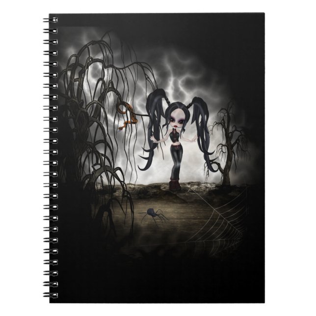 Caderno Espiral Vignette da Gótico Sepia (Frente)