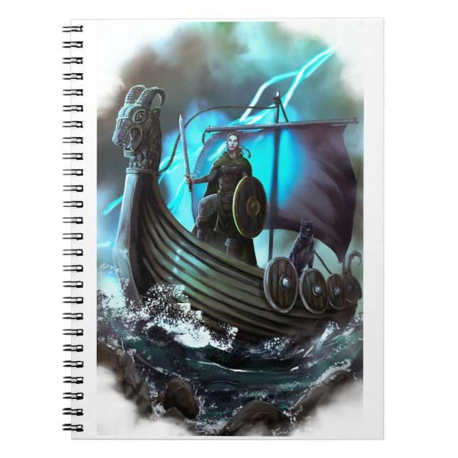 Caderno Espiral Viking Sirka (Frente)
