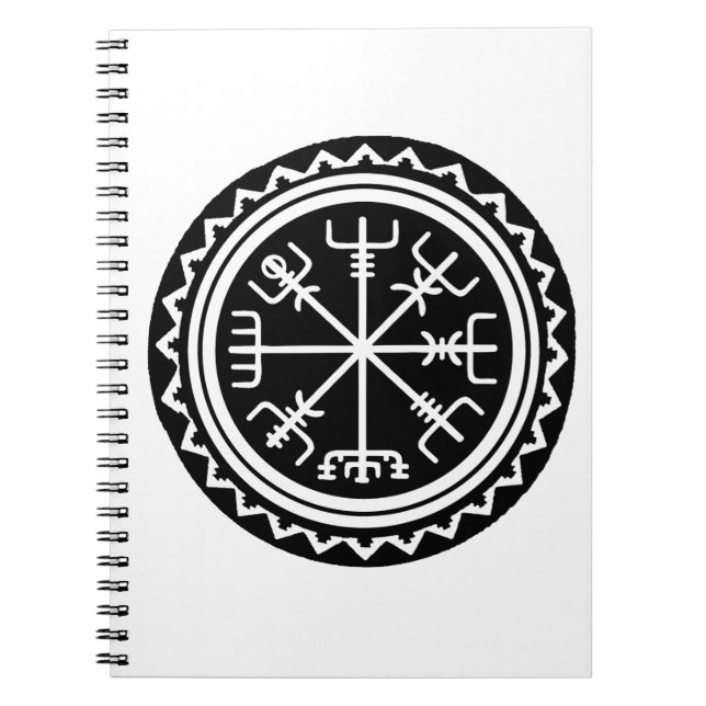 Caderno Espiral Viking Vegvisir Compass (Frente)