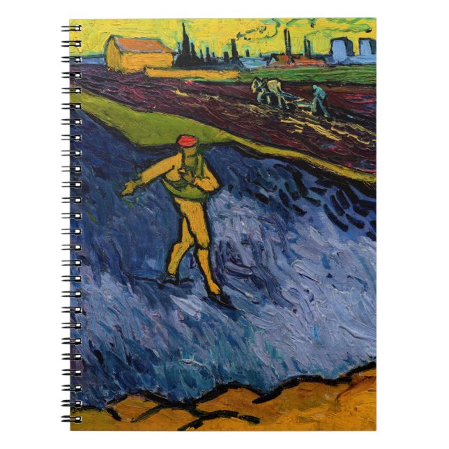 Caderno Espiral Vincent van Gogh - A Chuva: Fora de Arles (Frente)