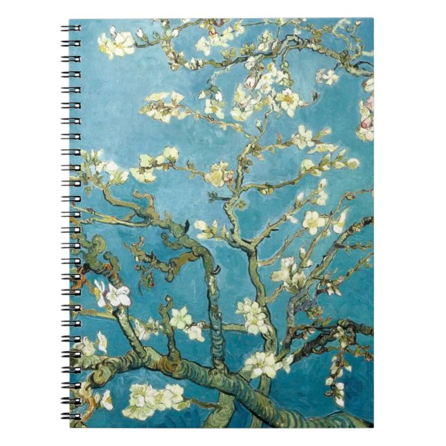 Caderno Espiral Vincent Van Gogh Almond floresce Espiral de arte f (Frente)