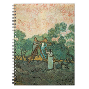 Caderno Espiral Vincent van Gogh as máquinas desbastadoras