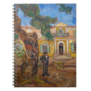 Caderno Espiral Vincent Van Gogh - Asilo de Saint-Paul em Saint-Re