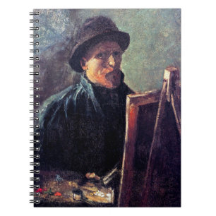 Caderno Espiral Vincent Van Gogh - Autorretrato com Chapéu Escuro