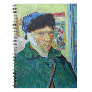 Caderno Espiral Vincent van Gogh - Autorretrato com ouvido colado