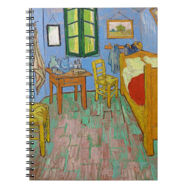 Caderno Espiral Vincent Van Gogh Bedroom. Impressionismo (Frente)