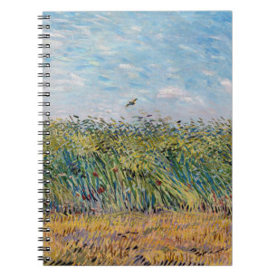 Caderno Espiral Vincent van Gogh - Campo de trigo com Lark