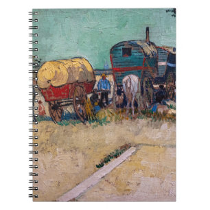 Caderno Espiral Vincent Van Gogh - Caravanas, Campo de Ciganos per