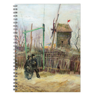 Caderno Espiral Vincent van Gogh - Cena de Rua em Montmartre