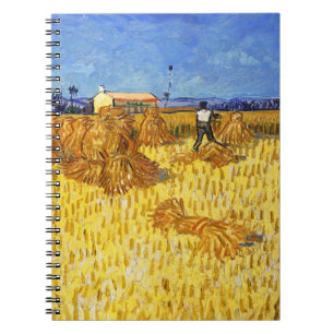 Caderno Espiral Vincent van Gogh - Colheita na Provença