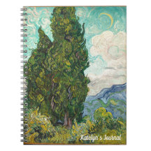 Vincent Van Gogh Cypress Monograma Impressionista