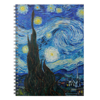 Caderno Espiral Vincent Van Gogh é a Noite Estrelada