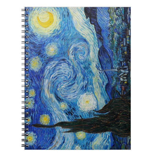 Caderno Espiral Vincent Van Gogh é a Noite Estrelada (Frente)