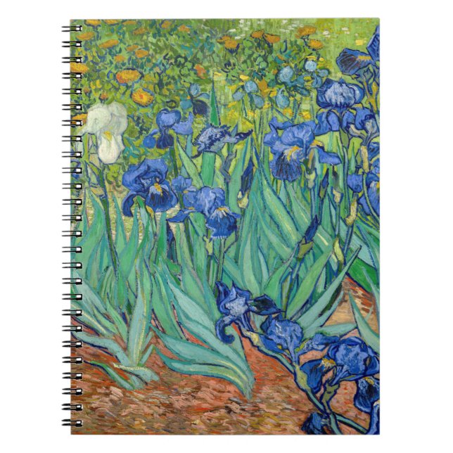 Caderno Espiral Vincent Van Gogh - Irrises (Frente)