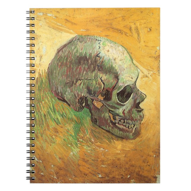 Caderno Espiral Vincent van Gogh - Natureza-Morta com Caveira (Frente)