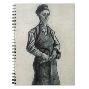 Caderno Espiral Vincent van Gogh   o ferreiro novo, 1882