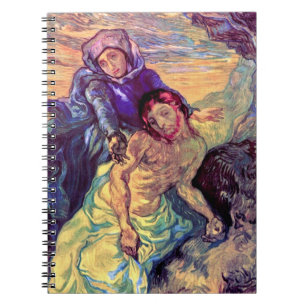 Caderno Espiral Vincent van Gogh - o Pieta - Jesus & Virgem Maria