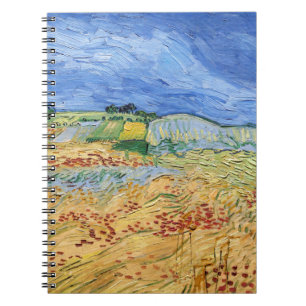 Caderno Espiral Vincent van Gogh - Os campos / planície em Auvers